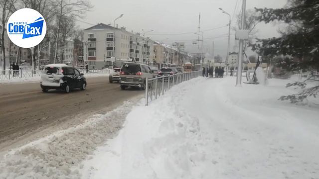 Снежный привет из Японского моря. Южно_Сахалинск_29 11 2023 смотреть онлайн