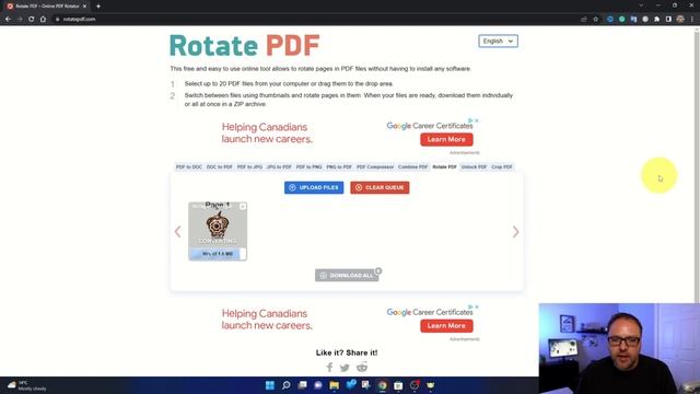 How to Rotate PDF Online for Free смотреть онлайн