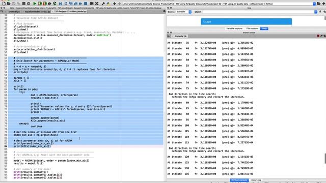Applied Forecasting in Python | Air Quality Dataset | ARIMA Model | Temperature Prediction смотреть онлайн