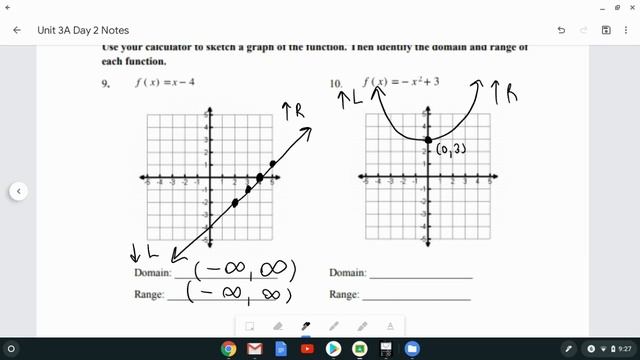U3A D2 Using Calculator to Sketch Graph смотреть онлайн