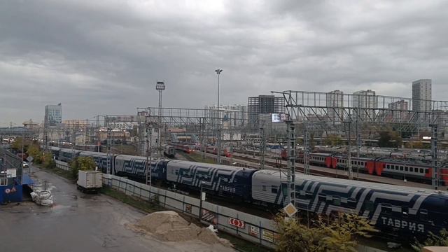 Быстрый разгон ЭП20-008 с поездом №160Щ Москва - Симферополь смотреть онлайн