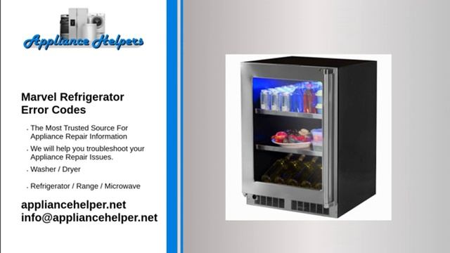 Marvel Refrigerator Error Codes смотреть онлайн