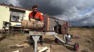 Самодельный Дровокол Своими Руками!!! Как сделать реечный дровокол! Kinetic tree separator