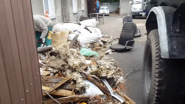 Вывоз строительного мусора. Новосибирск #ПГСНСК смотреть онлайн