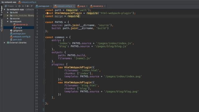 Webpack 2 — #7 — Разделяем конфиг на модули смотреть онлайн