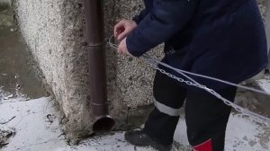 Обогрев кровли, желобов и водостоков электро кабель