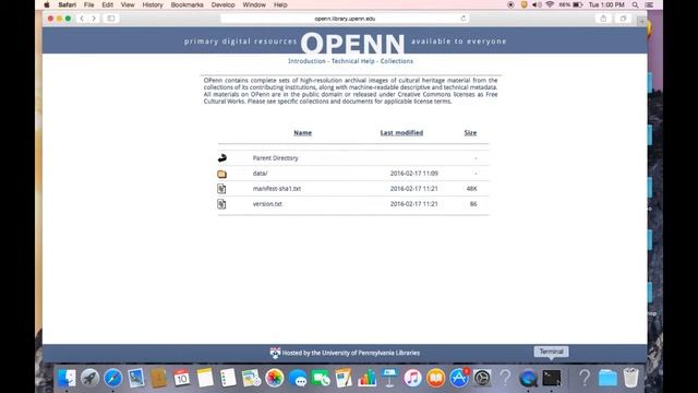 Using WGET to download images and data from OPenn смотреть онлайн
