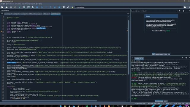 Tweets Scraping Using Beautiful Soup 4 and Selenium смотреть онлайн