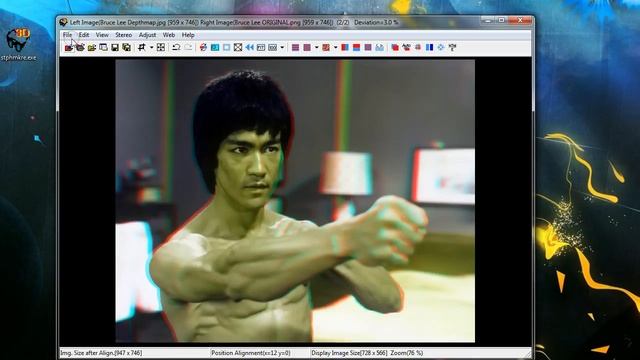 How To create 3D image from 2D photo + Depth Map смотреть онлайн
