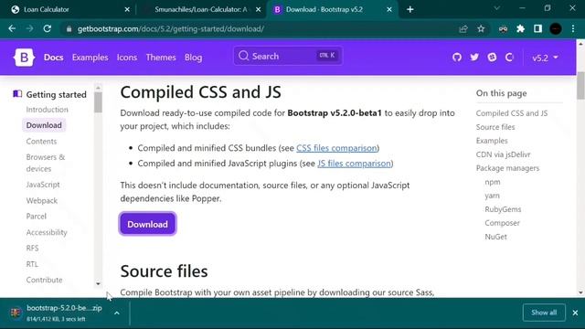 Loan Calculator, JavaScript and Bootstrap - #1 Intro смотреть онлайн