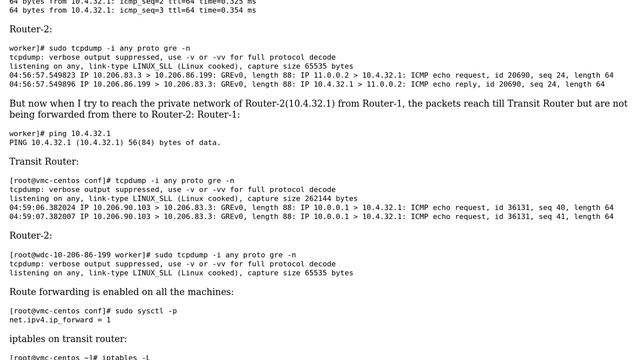 DevOps & SysAdmins: Packets not getting forwarded on Centos7 between GRE tunnels смотреть онлайн