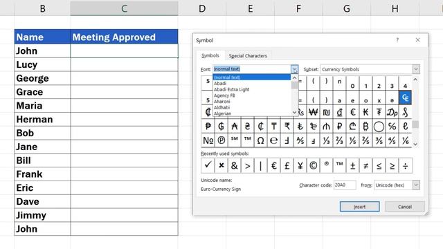 How to Insert Symbol in Excel смотреть онлайн