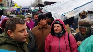 Александр Захарченко инспектирует донецкие рынки