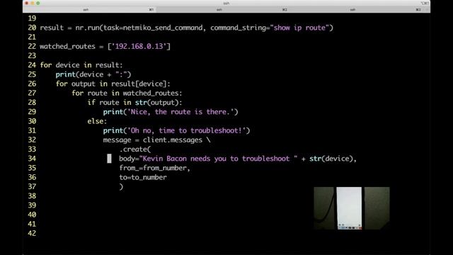 Practical Python For Networking, Part 4.4: SMS Alerting Full Example смотреть онлайн