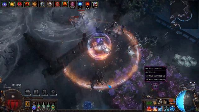[PoE] "Test Run" Vortex Critical Build / Elementalist / vs T16 Minotaur Map 3.21 смотреть онлайн