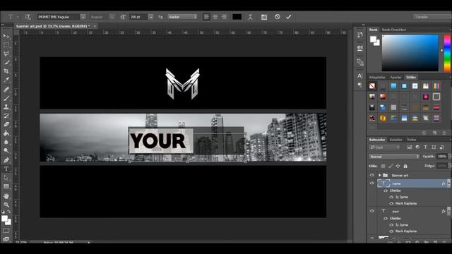 Youtube Free Banner Template | City | Speed Art | Photoshop CS6 смотреть онлайн