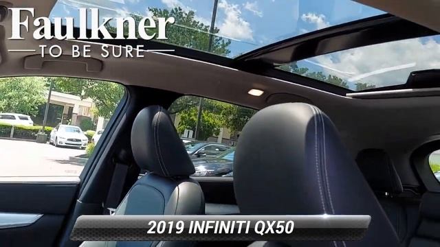 Certified 2019 INFINITI QX50 ESSENTIAL, Willow Grove, PA KF129014 смотреть онлайн