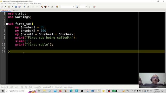 Perl Programming - Calling Subroutines 2023 смотреть онлайн