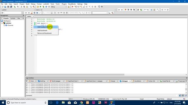 debugger settings codeblocks смотреть онлайн