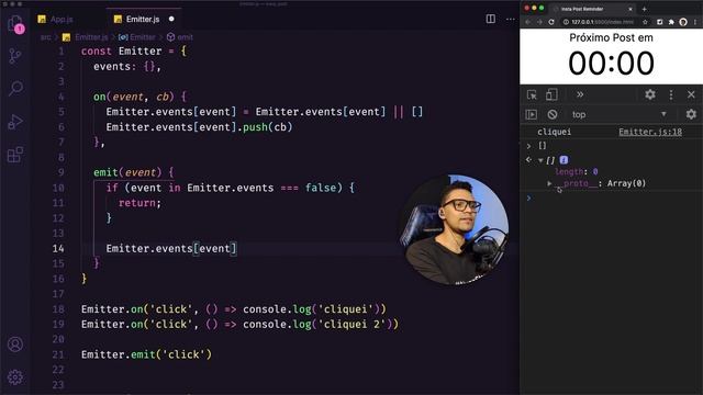 3 PASSOS SIMPLES PARA CRIAR EVENTOS NO JAVASCRIPT [para iniciantes] | Insta Post Reminder #03 смотреть онлайн