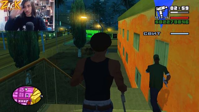 Что будет если занять место ВОДИТЕЛЯ во время погони на миссии "Воссоединение семей" в GTA SA ?! смотреть онлайн