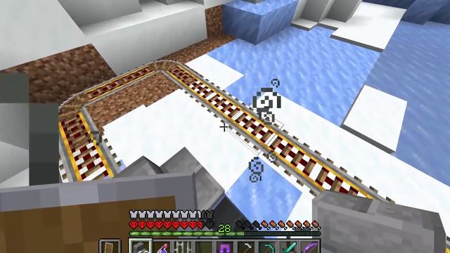 I survived 100 Days in ICE SPIKES Biome only in Minecraft *Hardcore* | DeadZilla смотреть онлайн