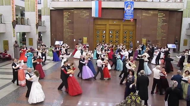 Вальс Бостон. Традиционный зимний бал в музее ВОВ 17.02.2018 г. смотреть онлайн
