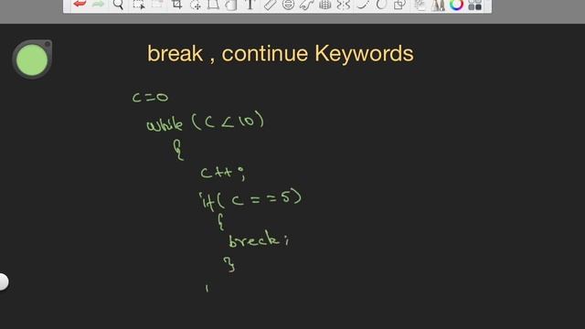 Break , Continue Keyword Statement - 'C' Language ( Tamil) смотреть онлайн