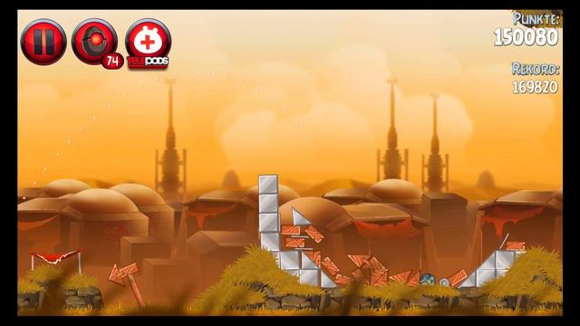 Angry birds star wars II Rebels level PE-8 Walkthrough 3 stars смотреть онлайн