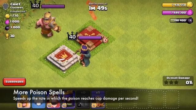Обновление осени, уже скоро (молния 7, землетрясение, яд, заморозка) | Clash of Clans смотреть онлайн