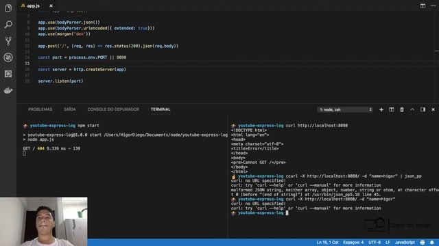 NodeJS - Api Express Logger смотреть онлайн