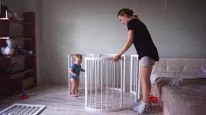 Cобрала детскую кроватку сама. Обзор детской кроватки Дрема. Мамские будни
