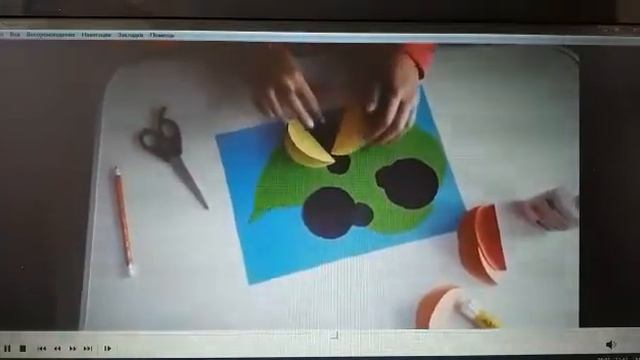 Занятия 11-12.Тема. Аппликация "Божья коровка". 12.05.2020 год смотреть онлайн