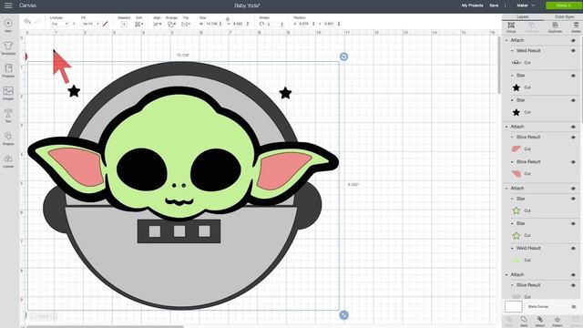 How to Layer Iron-On Vinyl and Make a Baby Yoda Milestone Blanket смотреть онлайн