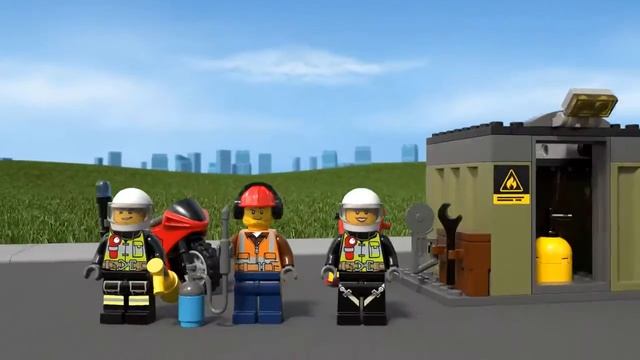 LEGO 60108 Пожарная команда быстрого реагирования смотреть онлайн