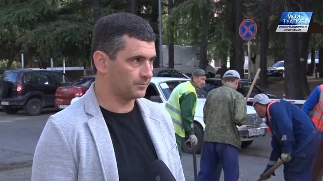 У предприятия «Благоустройство города» - осенние работы смотреть онлайн