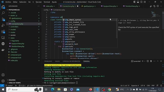15 php MVC con postgreSQL y AJAX. Composer: carga automática de clases, namespaces y use смотреть онлайн