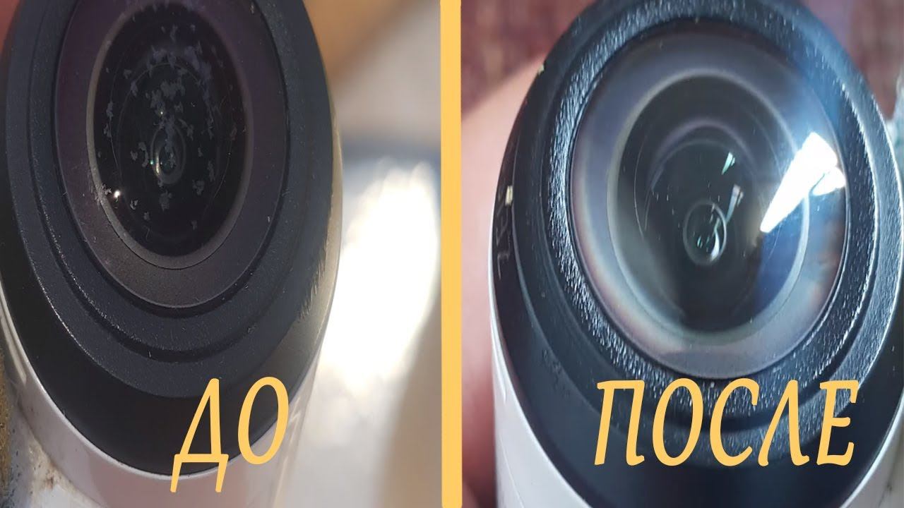 Как отполировать объектив на экшн камере Sony AS300.