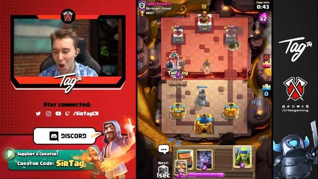 CURRENT BEST DECK IN CLASH ROYALE! UNFAIR WALL BREAKERS CYCLE! смотреть онлайн
