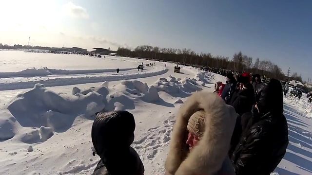 Зимние гонки в Барнауле. Кольцо. 22.02.2015г. смотреть онлайн