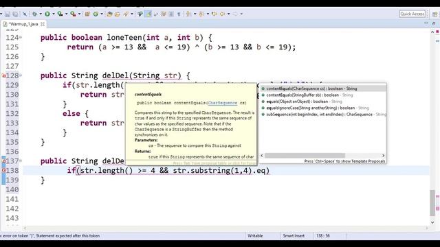 24 Codingbat | Warmup 1 | delDel | Java coding practice | Ui Brains | by Naveen Saggam смотреть онлайн