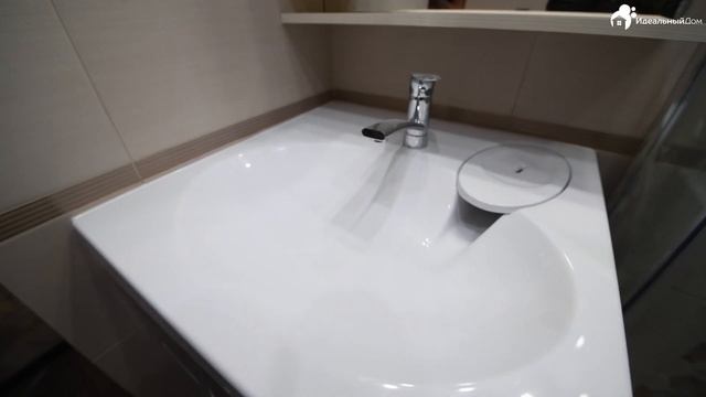 Душевая в строительном исполнении. Когда ванна надоела и хочется чего-то нового. Идеальный Дом. смотреть онлайн