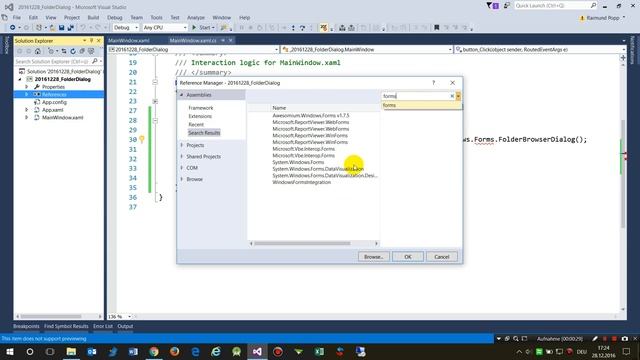 Error CS0234: The type or namespace name Forms does not exist in the namespace System.Windows смотреть онлайн