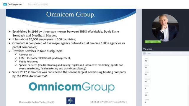 Omnicom Group, Inc. Part 3: OMC company overview смотреть онлайн