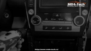 Как снять штатную магнитолу Toyota Camry