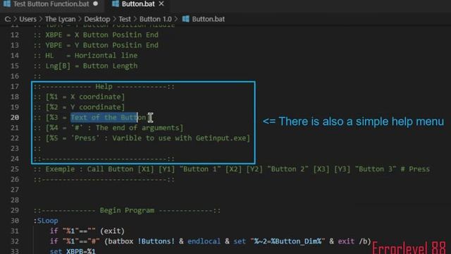 Batch / Cmd clickable button | Cmd menu смотреть онлайн