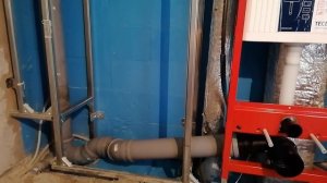 Монтаж инсталяции Tece и коркаса из профиля Tece