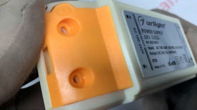 Блок питания ARV-24024 (24V, 1A, 24W) (Arlight, IP20 Пластик, 2 года) Арт.0223681 смотреть онлайн