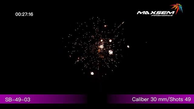 Батарея салютов Maxsem, 1,2"-49 залпов, SURER ENERGY, SB-49-03 смотреть онлайн
