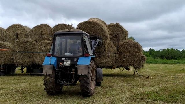 Отгружаем рулоны с сеном 2021 года смотреть онлайн
